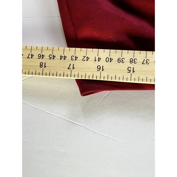 Black Label By EVAN-PICONE Pants Red Size 10 Wide Leg Career Work Casual - Picture 7 of 9